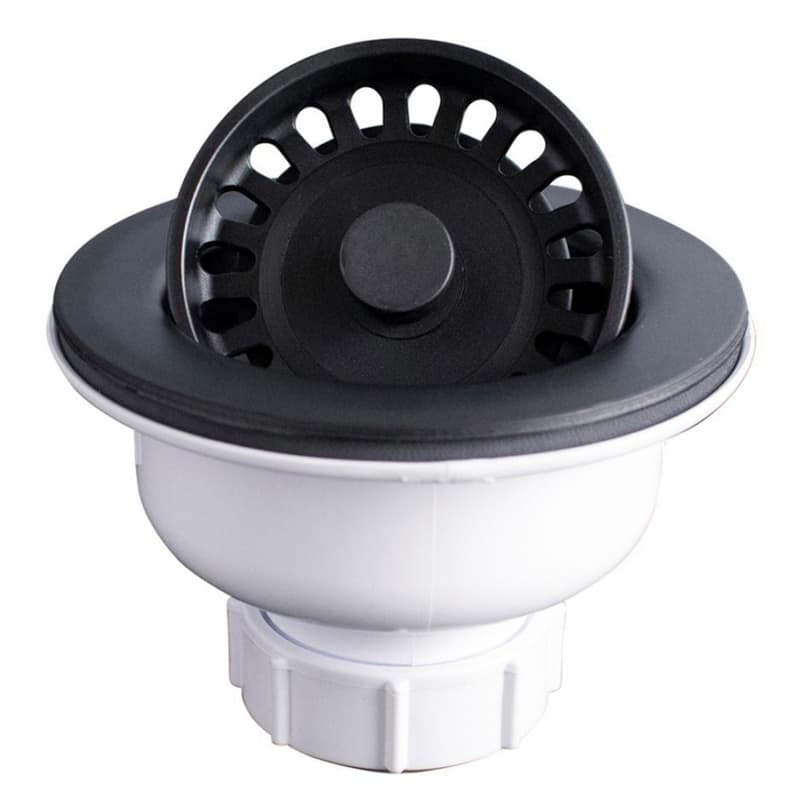 3-1/2" Quartz Strainer Basket, Black