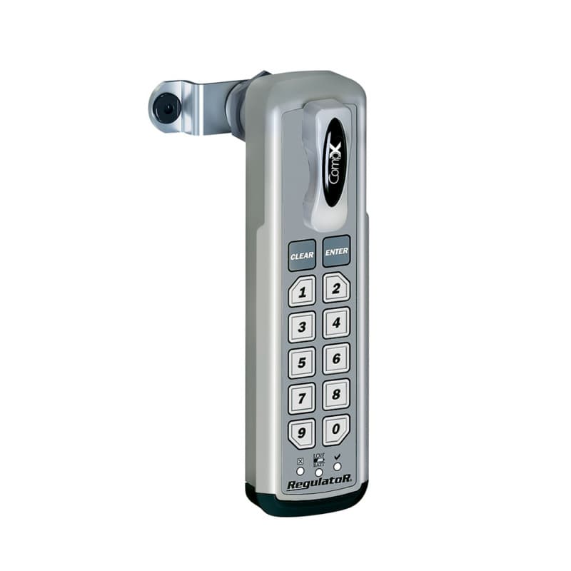CompX National Electronic Push Button Cabinet Lock, 7/8" Maximum Material Thickness with Top Vertical Mount - REG-M-T-3