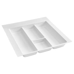 Rev-A-Shelf UT Series 21-7/8"Wx21-1/4"Dx2-3/8"H White Utensil Tray Insert, -UT-18W-10