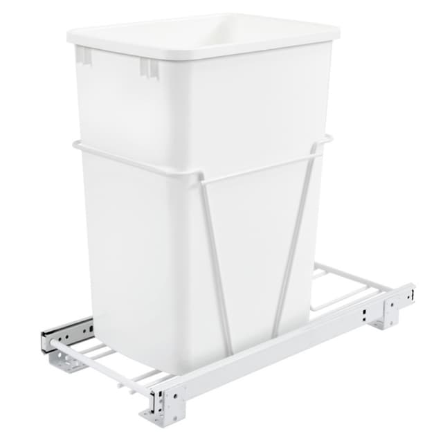 RV-12PB-L Series Bottom Mount Pull-Out Waste Container, Wire, Rev-A-Shelf
