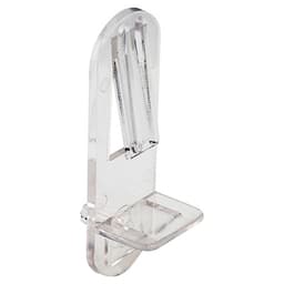 Rev-A-Shelf 5mm Locking Shelf Clip with 5/8" Shelves, Clear Finish