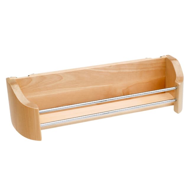 Rev-A-Shelf 4231 Series Door Mount Spice Racks Natural Maple 13-3/4"Wx3-5/8"H, - 4231-14-52