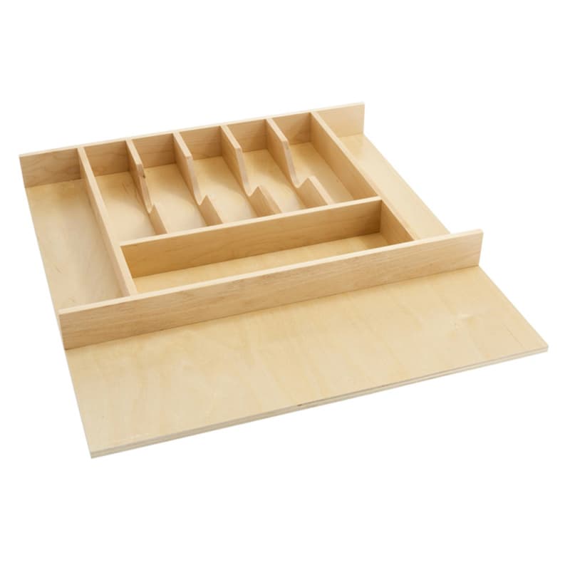 Rev-A-Shelf 4WCT Series 20-5/8"Wx22"Dx22-7/8"H Maple Cutlery Tray Insert, -4WCT-3