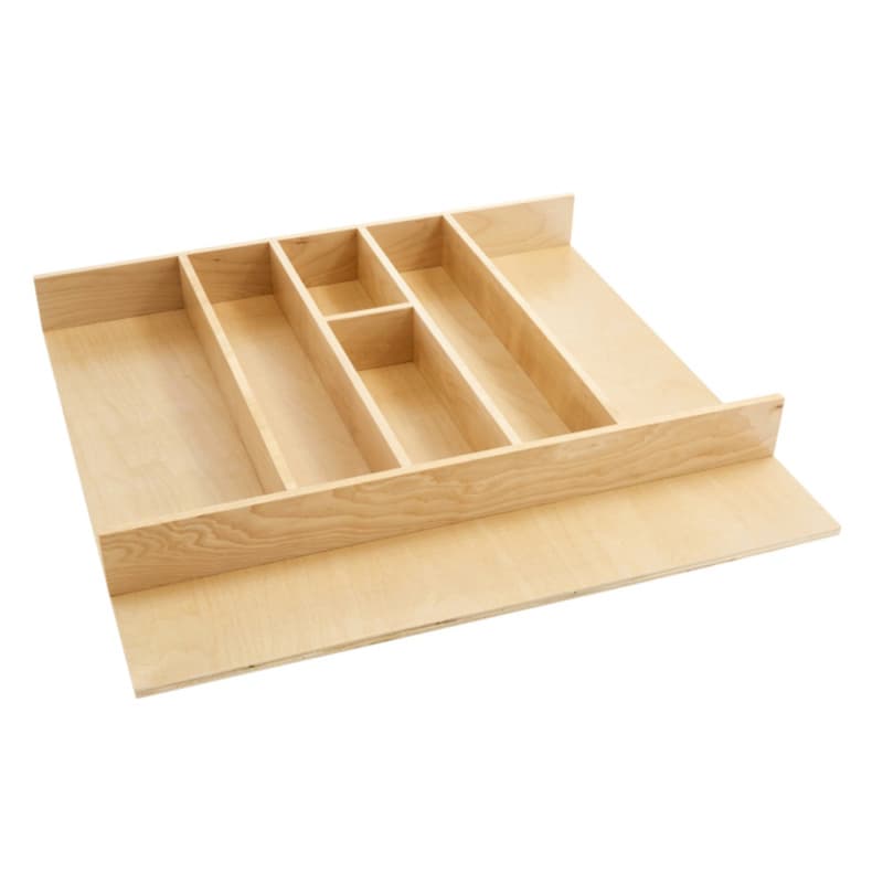 Rev-A-Shelf 4WUT Series 24"Wx22"Dx2-7/8"H Maple Utensil Tray Insert, -4WUT-3