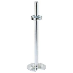 BM1 Chrome Shaft Bottom Mount Lazy Susan Independently Rotating Hardware, Rev-A-Shelf, BM1-18-52