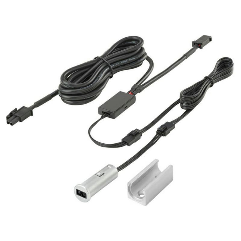 60W/96W Round Single Door Sensor, 1-7/16", Nickel