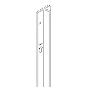 403-8 concealed T-standard 8 ft zinc
