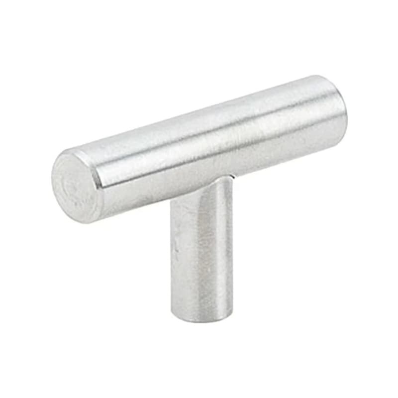 Emtek Stainless Steel Bar T-Knob, 2" Diameter, SS - S62001SS