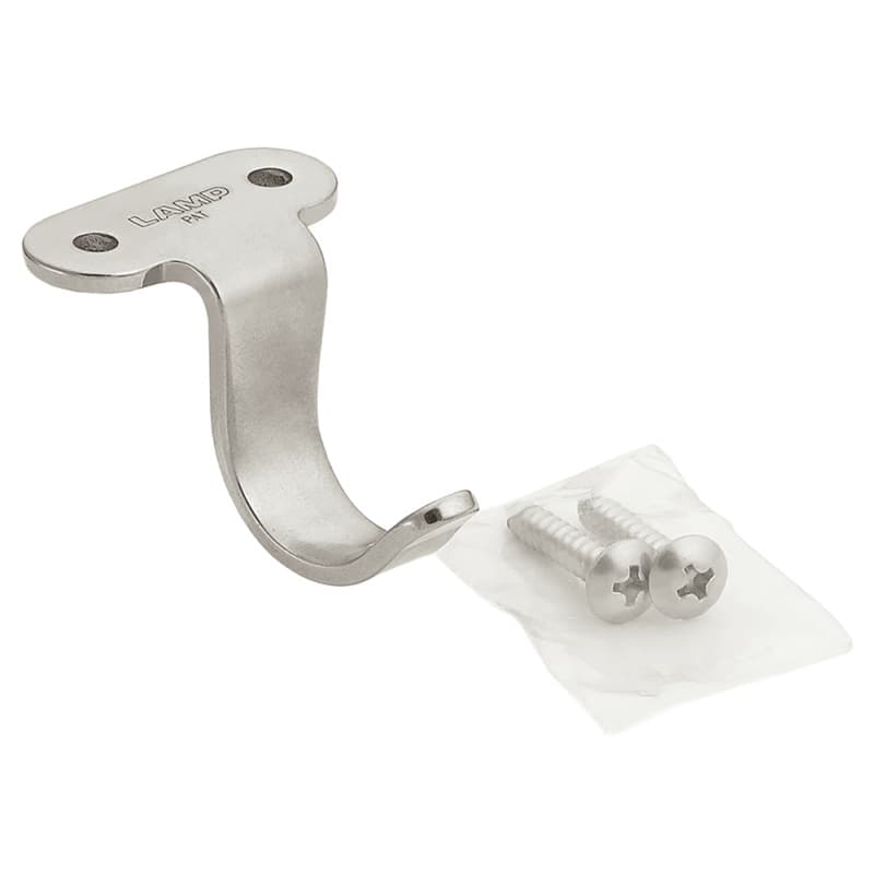 HJU HOOK,304SS,25MM H,20MM CC,SATIN