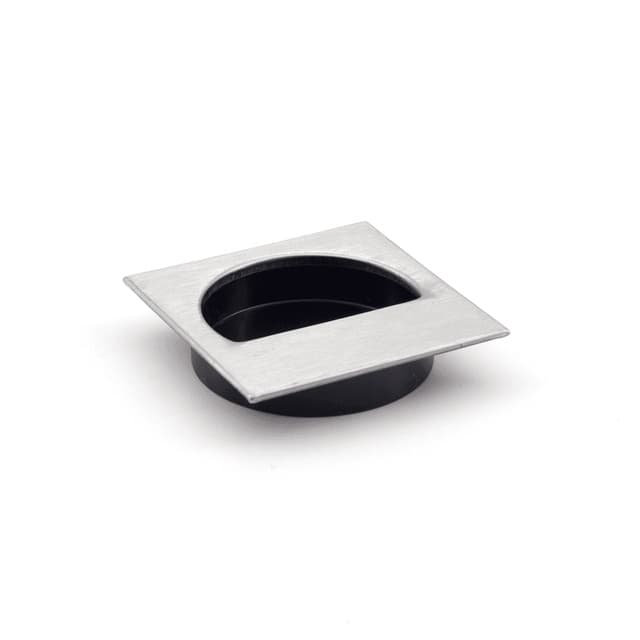 Sugatsune Recessed Pull 2-1/4 in (57 mm) Square Stainless Steel, - SP-48/S