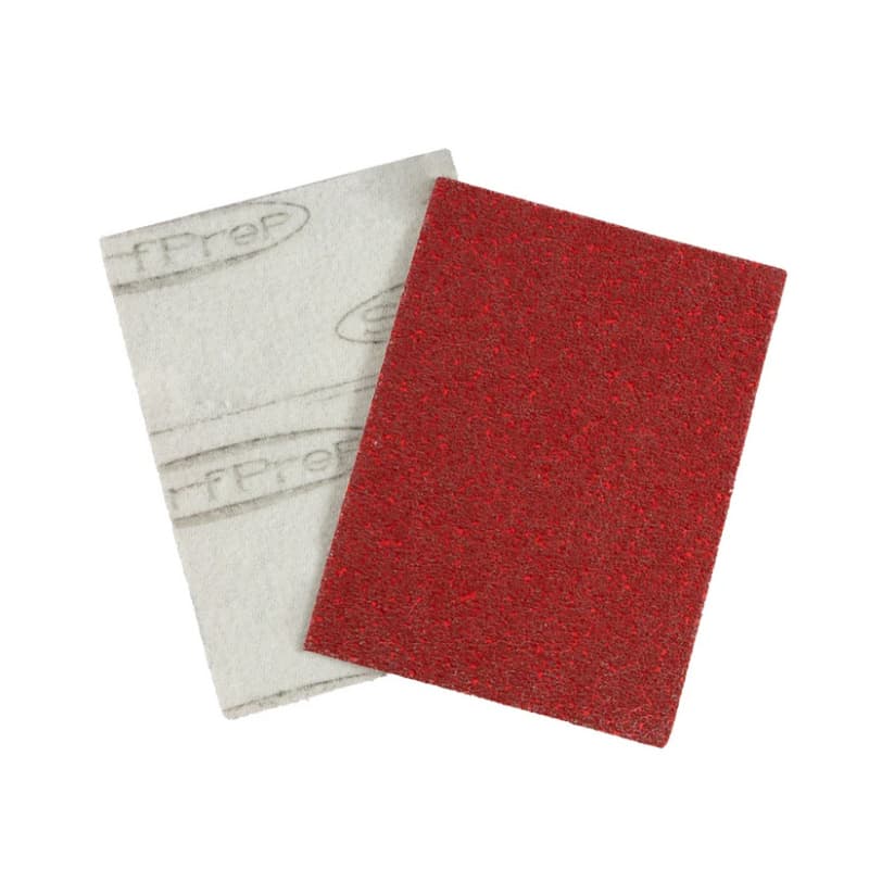 SurfPrep Riptide Hook & Loop Sanding Sheet 3" x 4" 120 Grit Aluminum Oxide C-Weight Paper No Hole 50 Sheets-Box SP3X4RHLP120
