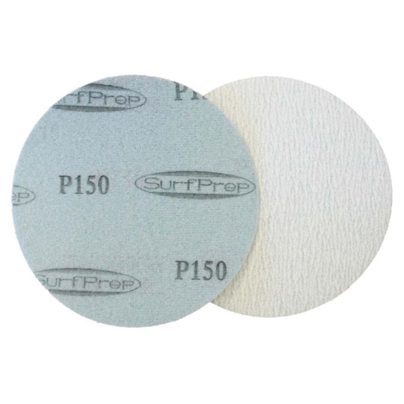 SurfPrep Blizzard PSA Sanding Disc 5" 280 Grit Aluminum Oxide Film 100 Discs-Box SP5PSAF280