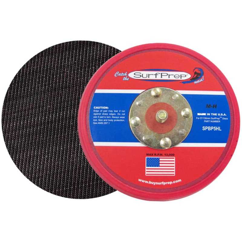 SurfPrep Wipeout Variety Pack 5" x 5" No Hole Rad Eedge Backing Pad