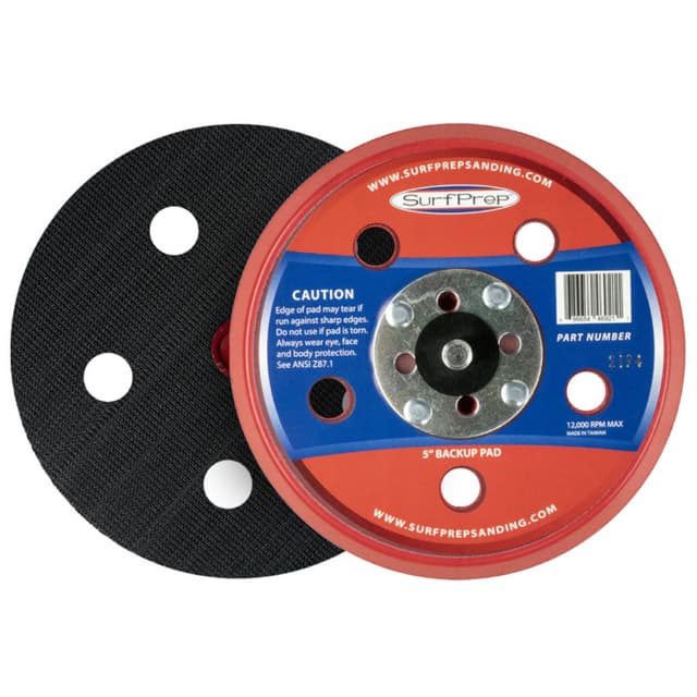5" Round Backup Pad, Surfprep