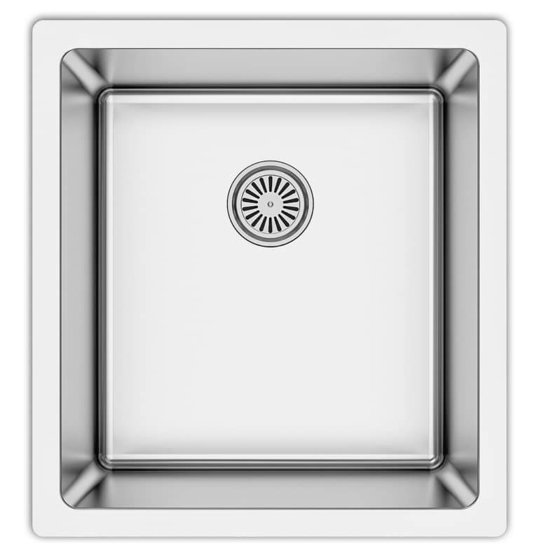 Karran Select 16-1/2"W Stainless Steel Undermount Kitchen Sink Single Bowl, 16 Gauge, SU71-N20 - 20/Pallet