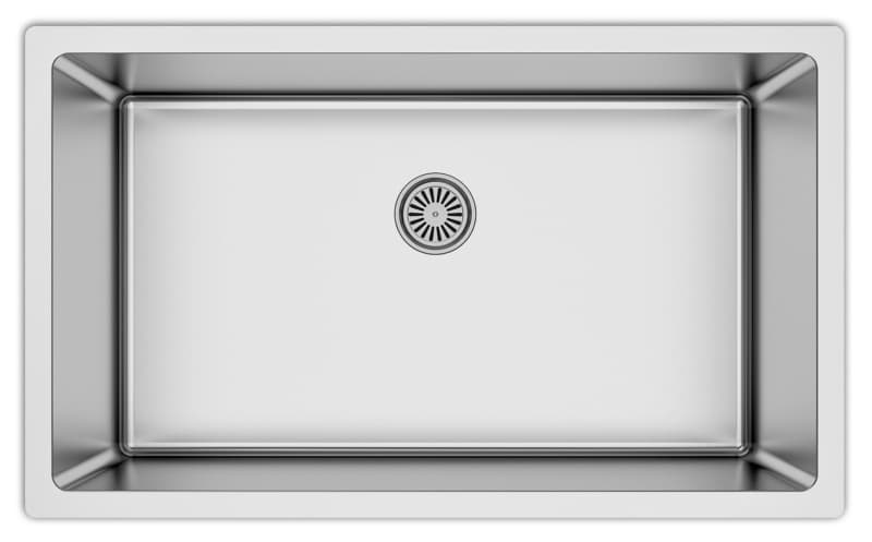 Karran Select 30"W Stainless Steel Undermount Kitchen Sink Single Bowl, 16 Gauge, SU74-N20 - 20/Pallet