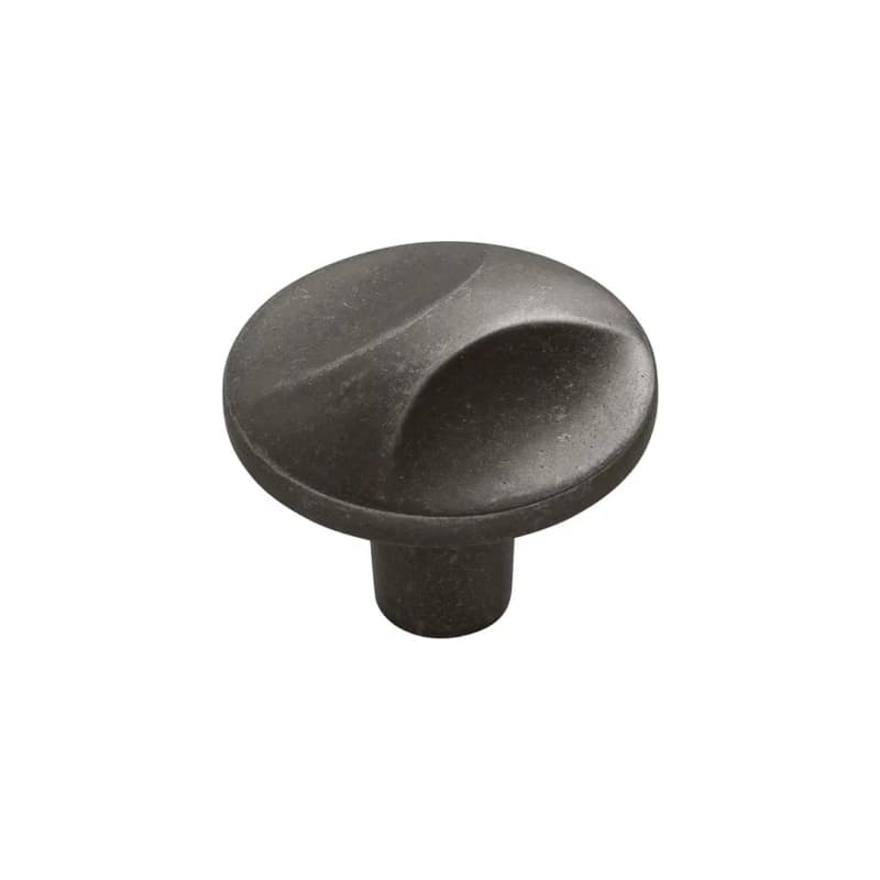 PRO LUXE Summit Series Black Nickel Vibed 1-1/4" (32 mm) Diameter Knob, SZ37BNV