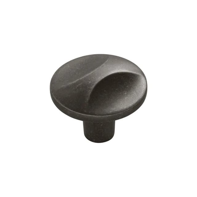 PRO LUXE Summit Series Black Nickel Vibed 1-1/4" (32 mm) Diameter Knob, SZ37BNV