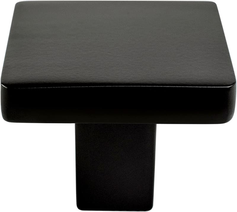 PRO Value Transitions II Series Matte Black 1-1/8" (29 mm) L x 1-1/8" (29 mm) W Knob, - SZTR1-MB