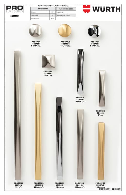 PRO LUXE Summit Collection, Display Board, SZ1902W