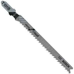 Jigsaw Blades HCS - High Carbon Steel, T-Shank 4"L, 10 TPI, Straight, Fine Cut - 100 Each