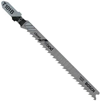 Jigsaw Blades HCS - High Carbon Steel, T-Shank 4"L, 10 TPI, Straight, Fine Cut - 100 Each