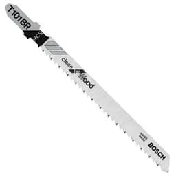 Jigsaw Blades HCS - High Carbon Steel, T-Shank 4"L, 10 TPI, Straight, Fine Cut, Reverse Pitch - 5 Each