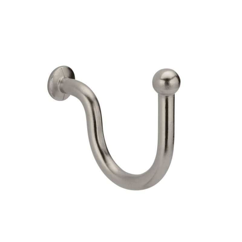 Sugatsune TF 1-19/32"L 26 lbs Weight Capacity Stainless Steel Wire Hook, Polished Stainless Steel, TF-35
