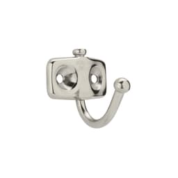 Sugatsune TK Series 1-27/64" L 26 lbs Weight Capacity Stainless Steel Swing Hook without Friction, Polished Stainless Steel, - TK-30