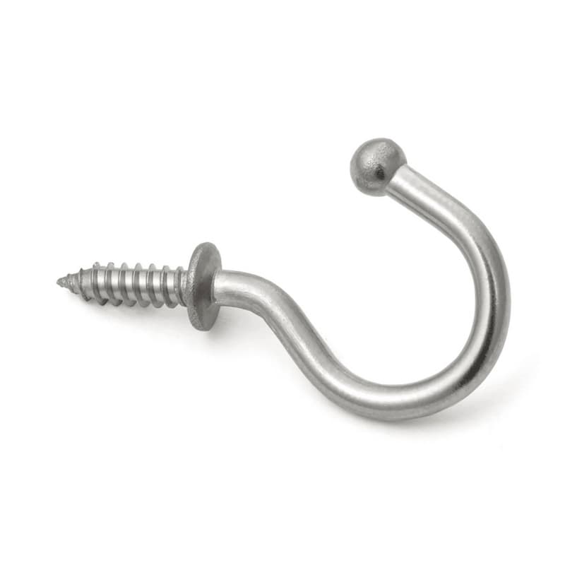 Sugatsune TL Series 29/32" L 11 lbs Weight Capacity Stainless Steel Wire Hook, Polished Stainless Steel, - TL-20