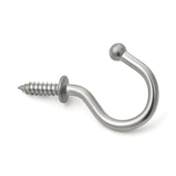 Sugatsune TL Series 29/32" L 11 lbs Weight Capacity Stainless Steel Wire Hook, Polished Stainless Steel, - TL-20