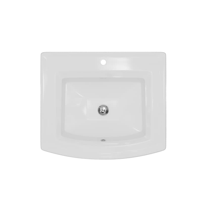Karran Valera 22-5/8" Single Bowl Vanity Sink, White, VC-209-WH