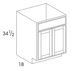 Wolf Cabinets 023 VSB3618-DARTMOUTH GREY, 3192165
