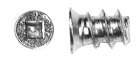 Würth #5 x 13mm Flat Head Euro Screw Square Drive - Blunt Point Coarse Thread Nickel, 027630513 961 1000 - 1000/Box