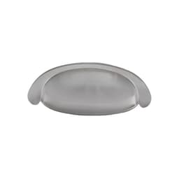 Wurth Bin Pull Series 3" Center to Center Zamak Cup Pull Satin Nickel, - WR01000048