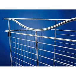 Rev-A-Shelf Steel 18"W x 20"D x 18"H Side Mount Chrome Closet Basket, CB-182018CR-3
