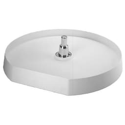 Rev-A-Shelf 6265 Series 20"D x 56"-62"H Almond D-Shape Lazy Susan, Independently Rotating 5 Shelves - 6265-20-15-50