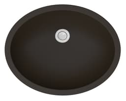 Karran 19"W x 15"D Q-306 Brown Single Bowl Vanity Quartz Sink - Q-306-BR