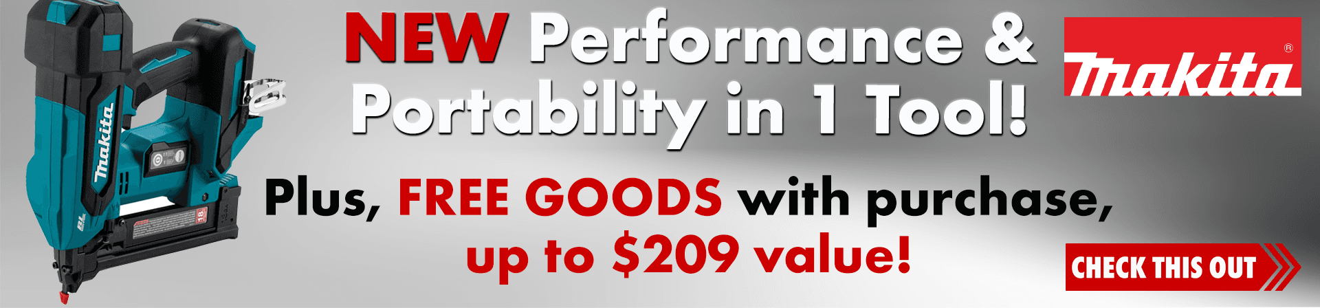 BP4405 Makita Free goods promo