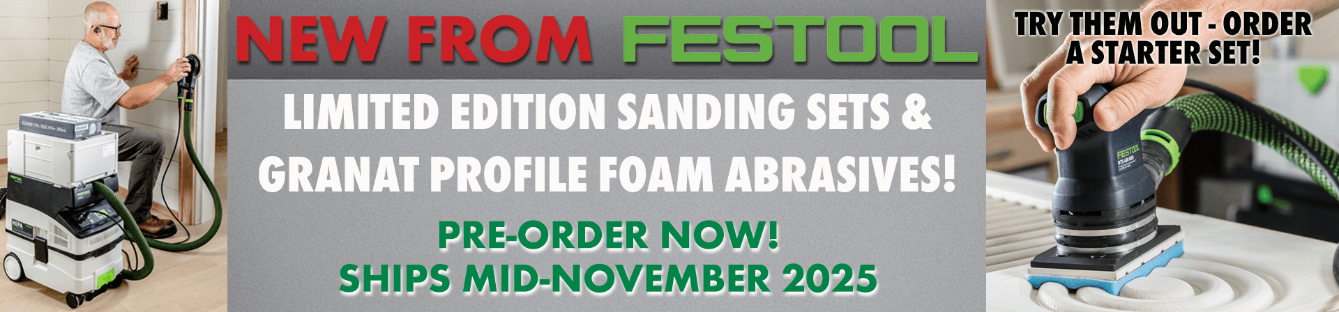 Festool Sanding Sets and PROfile Promo