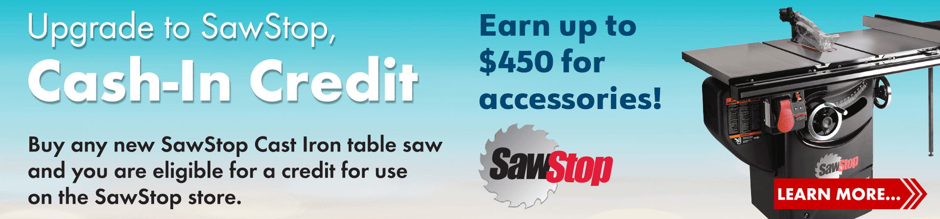 SawStop Summer Promo