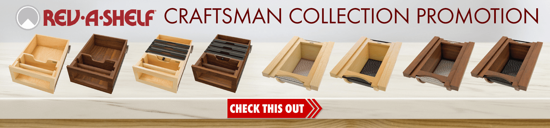 Rev-A-Shelf Craftsman Collection Promotion BP4401