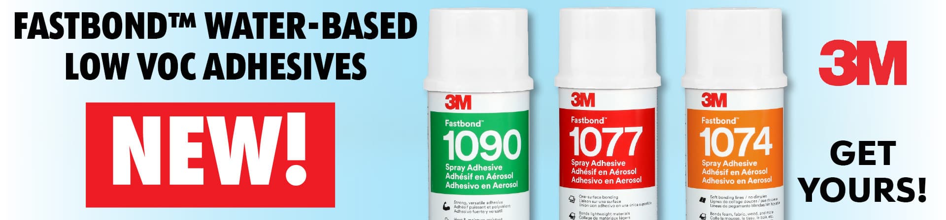 3M New Water-based Adhesive