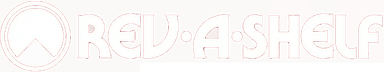 The logo of Rev-A-Shelf: Innovation Through Organization