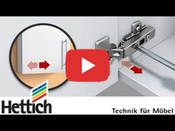 Hettich Sensys Adjustments