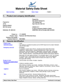 Technical data sheet 1
