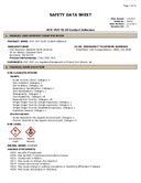 Material Safety Data Sheet