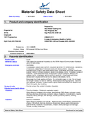 Technical data sheet 1