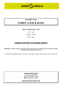User manual 1, 668-141-000