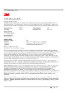Material Safety Data Sheet
